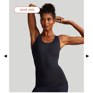 Tommie Copper Lower Back Support Tank Womens 2XL Black Copper Znergy Compression